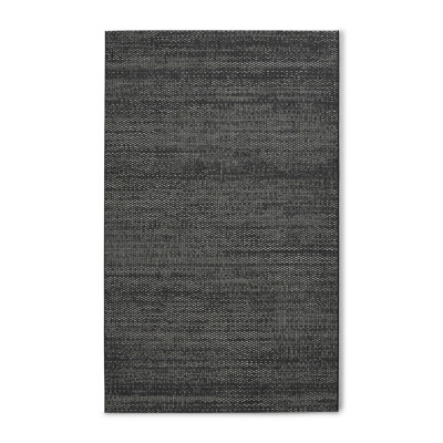 Palma Plain sort – fladvævet tæppe